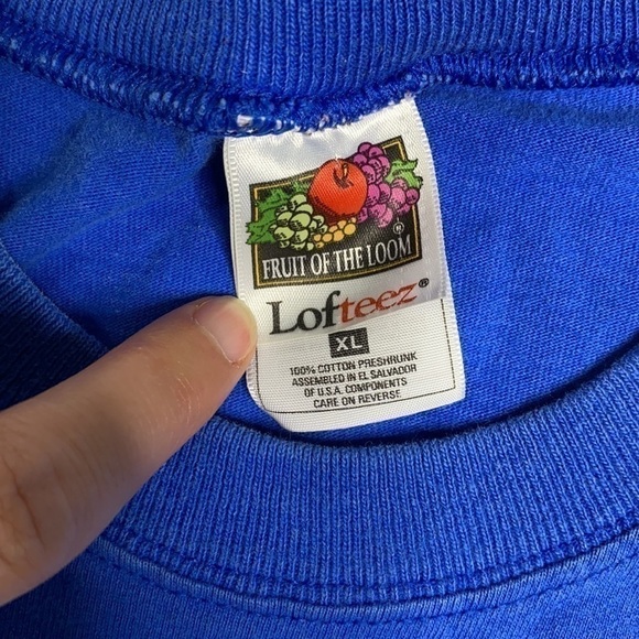 Vintage Olympics Nagano 1998  Downhill Skiing Blue Tshirt XL - Picture 3 of 9